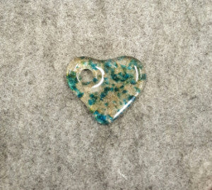 M027 Fused Glass Heart - Trinkets & Things Handmade with Aloha