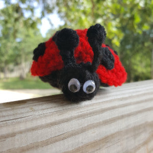 CC030 Winged Red Lady Bug - Small - Trinkets & Things Handmade with Aloha