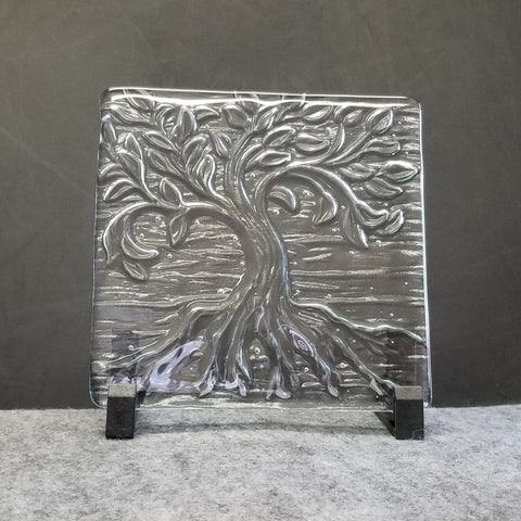 M102 Fused Glass Slabs Tree of Life - Trinkets & Things Handmade with Aloha