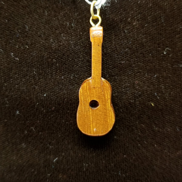 Koa Wood Pendant - Small Ukulele - Trinkets & Things Handmade with Aloha