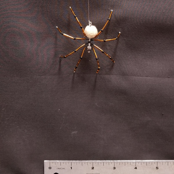 M141 Beaded Christmas Spider - Trinkets & Things Handmade with Aloha