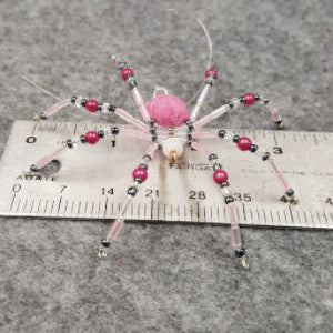 M065 Beaded Christmas Spider - Trinkets & Things Handmade with Aloha